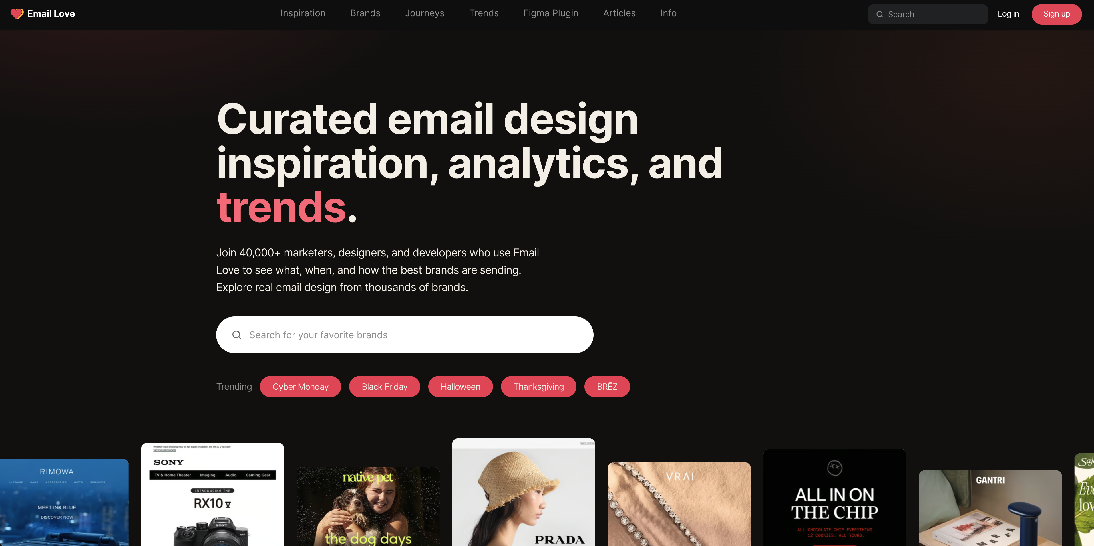 Email Love screenshot