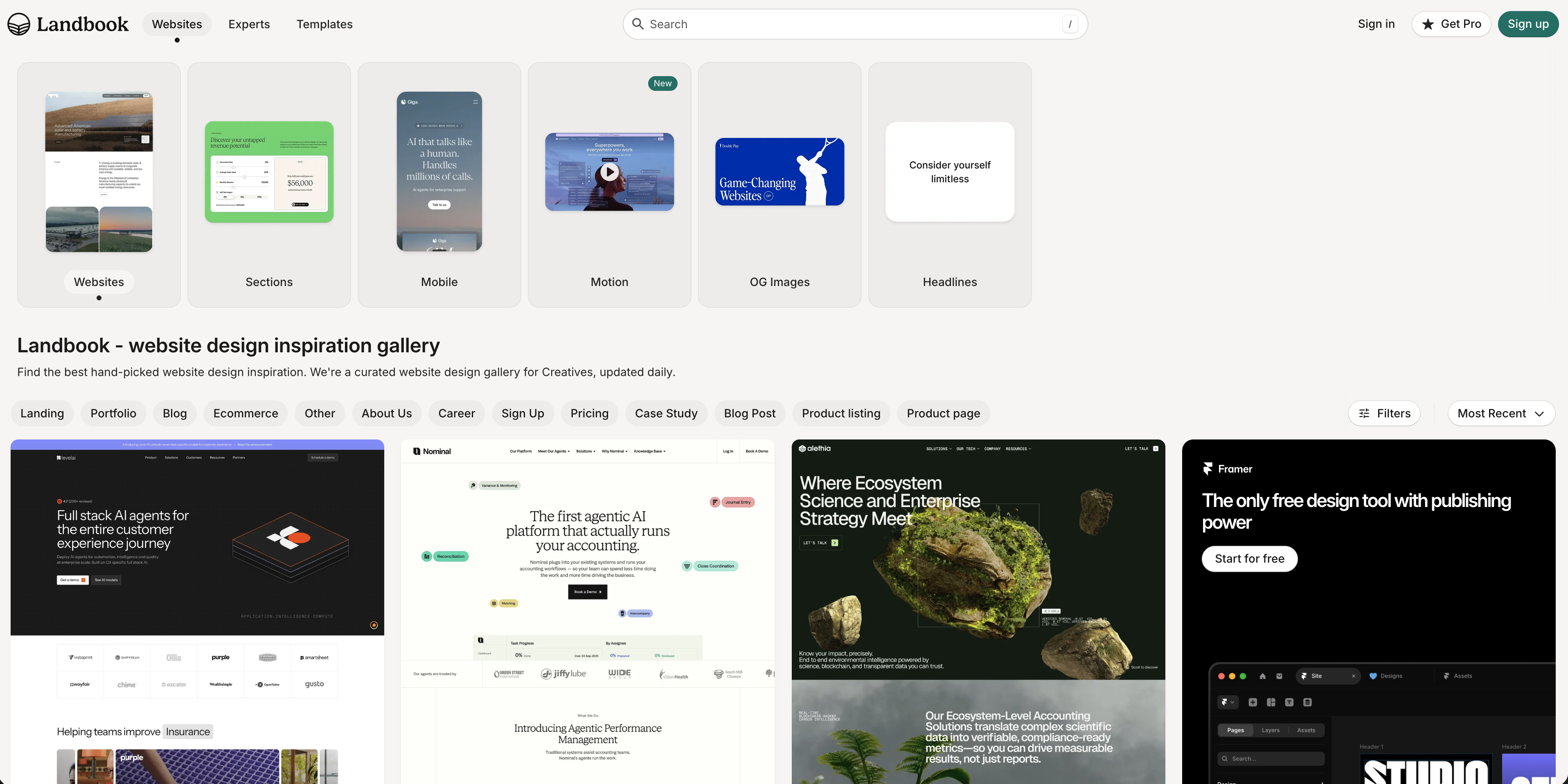 Land-book screenshot