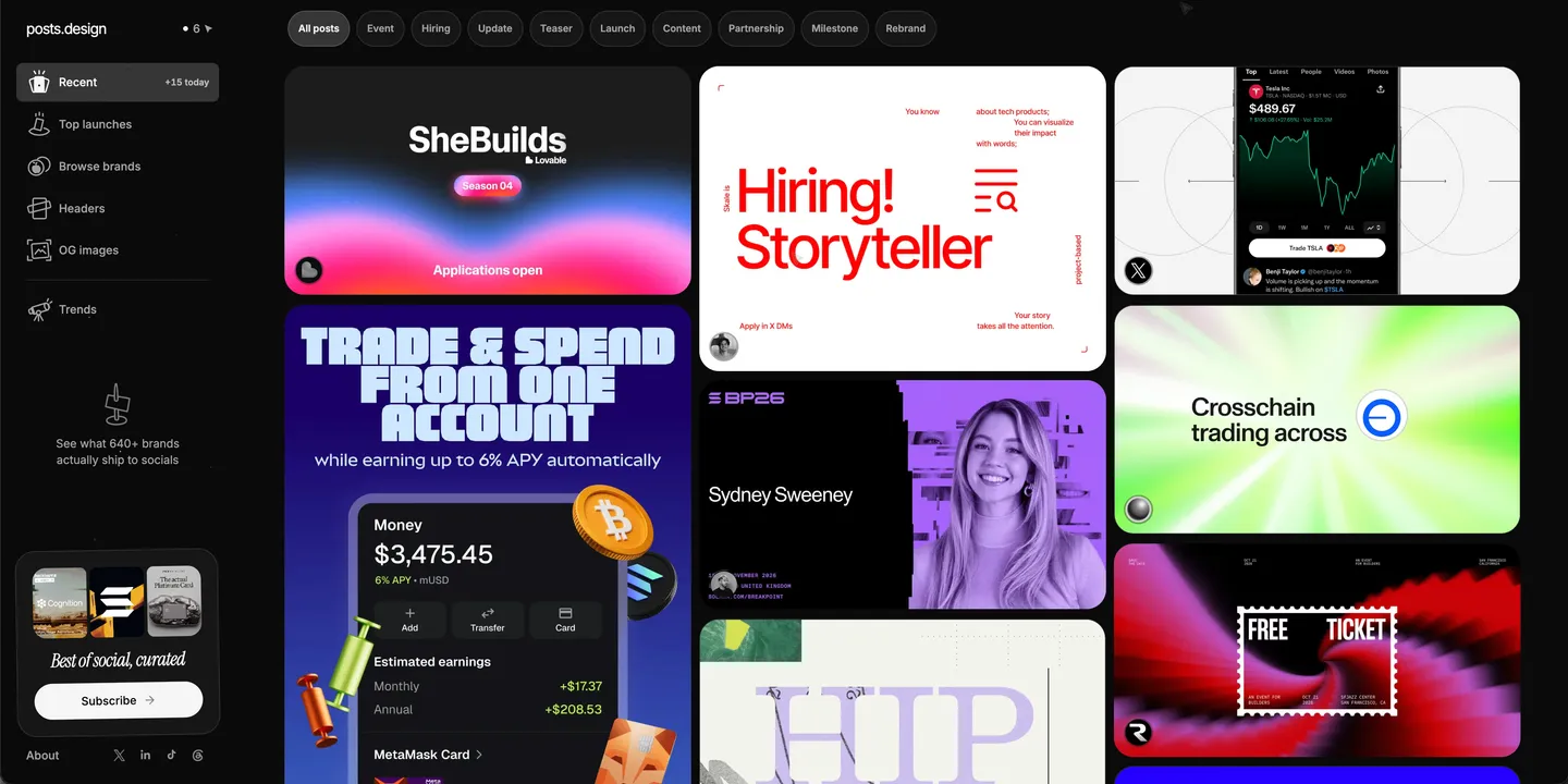 posts.design screenshot